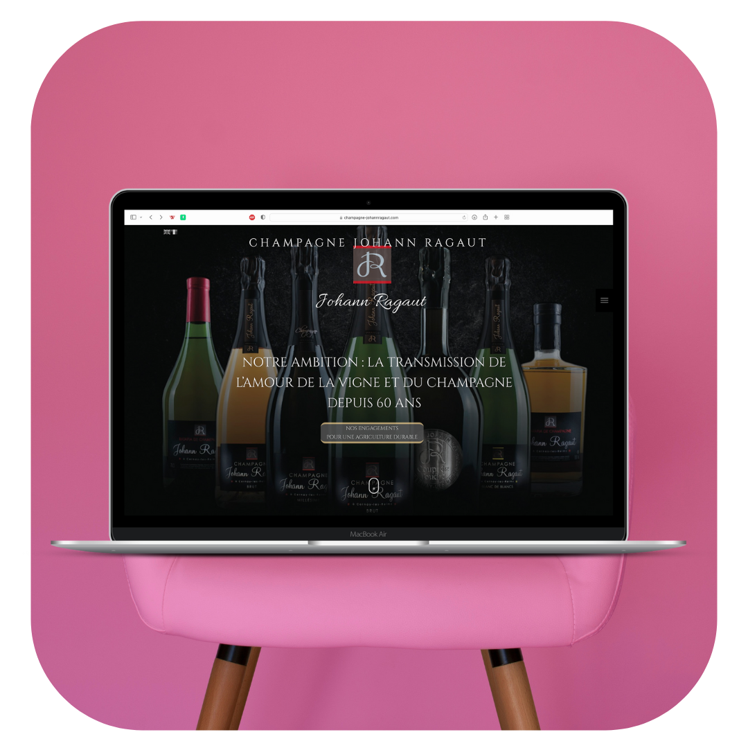 mauricette communication site internet champagne